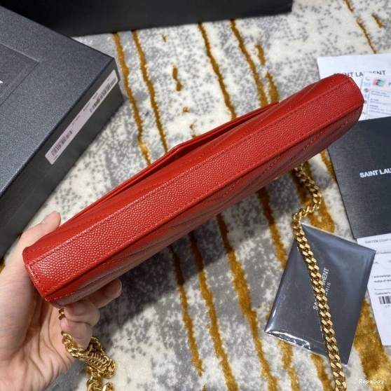 Rep ladies REP YSL WALLET CHAIN MATELASSÉ CASSANDRE 0723
